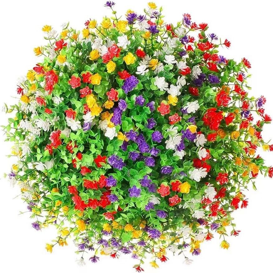 3/6 pçs planta artificial flor - Plant Parent Gifts avaliação e preço