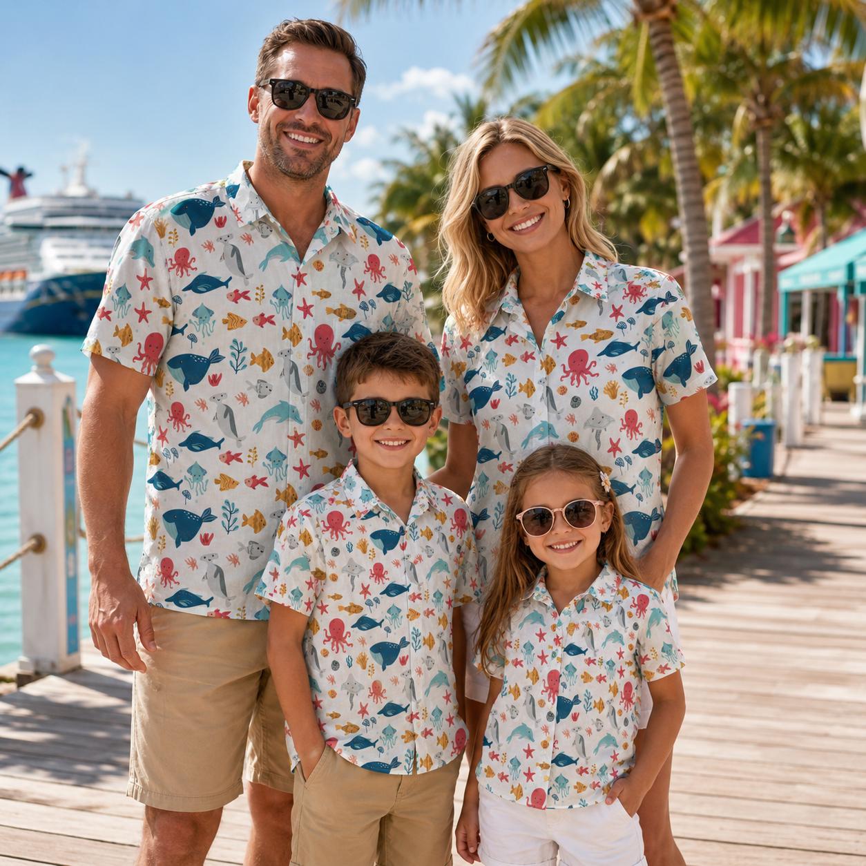Camisa Infantil Havaiana com E - Plant Parents avaliação e preço